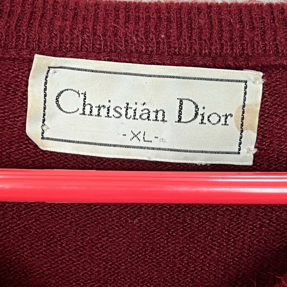 Christian Dior vintage sweaters Lot of two for one price XL - Picture 5 of 9